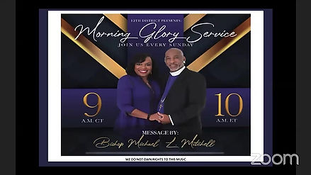 Morning Glory Service - Announcement